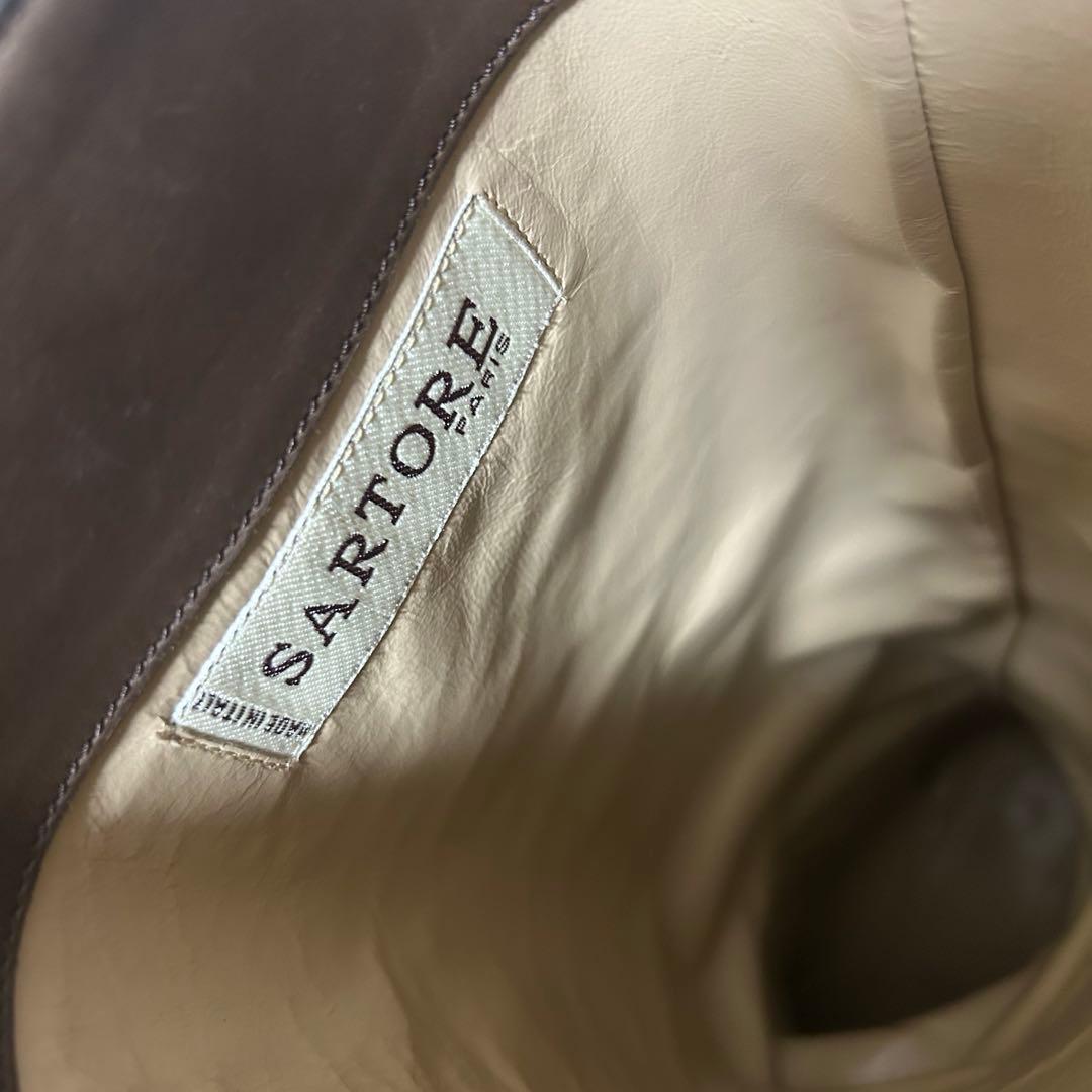 SARTORE サルトル ロングブーツ ブラウン 本革