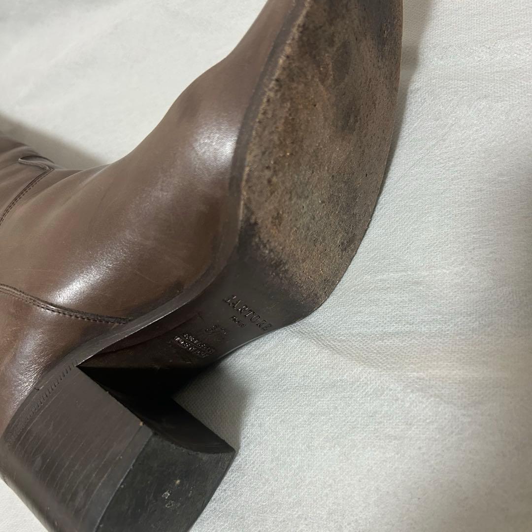 SARTORE サルトル ロングブーツ ブラウン 本革