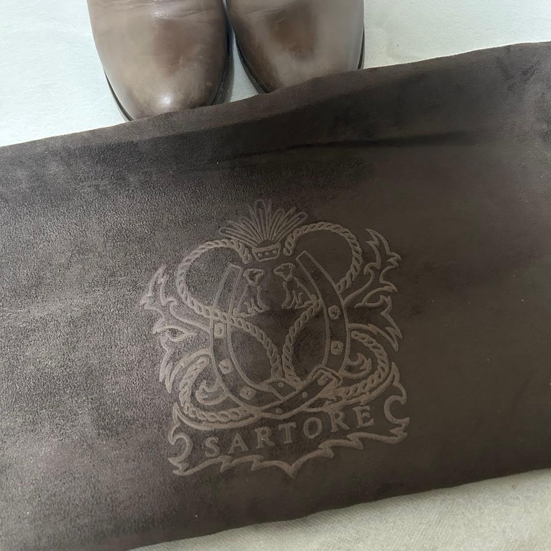 SARTORE サルトル ロングブーツ ブラウン 本革