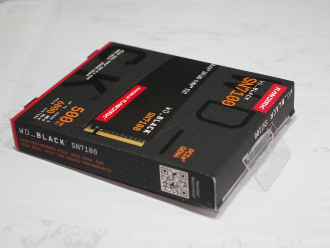 内蔵型SSD WD_BLACK SN7100 SSD PCIe Gen4 NVMe 500GB