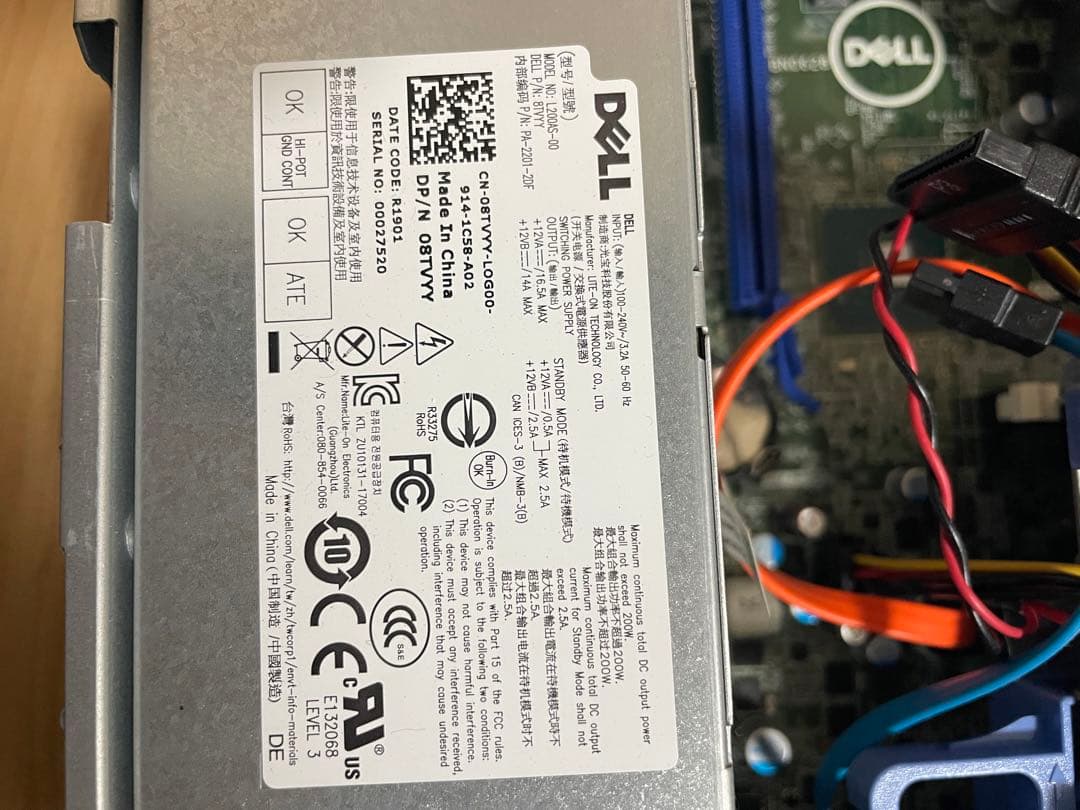 ミニPC Dell OptiPlex 3060 Core i5-8500 SSD256GB