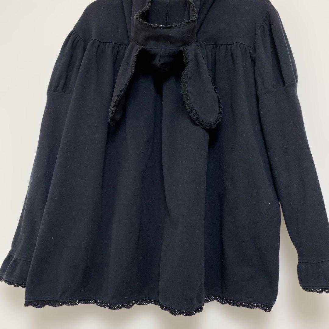 BABY THE STARS SHINE BRIGHTうさ耳 黒 長袖カットソー