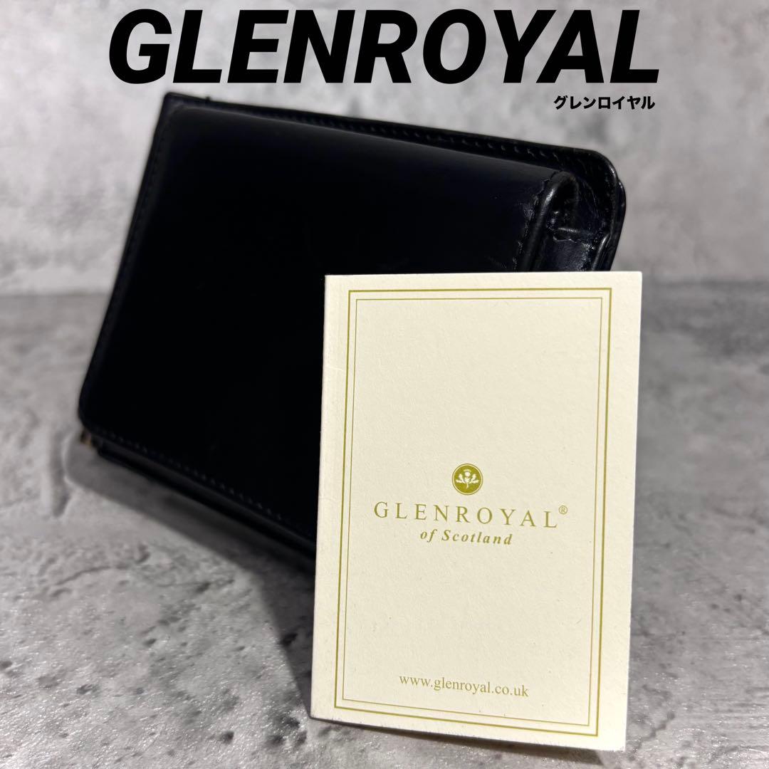【dsk8！】グレンロイヤル マネークリップ ブラック 黒 レザー 財布