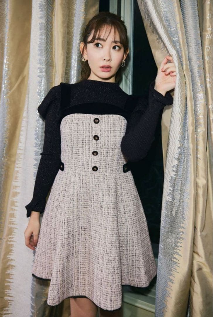 最終お値下げ❣️Herlipto Margaux Tweed Mini Dress