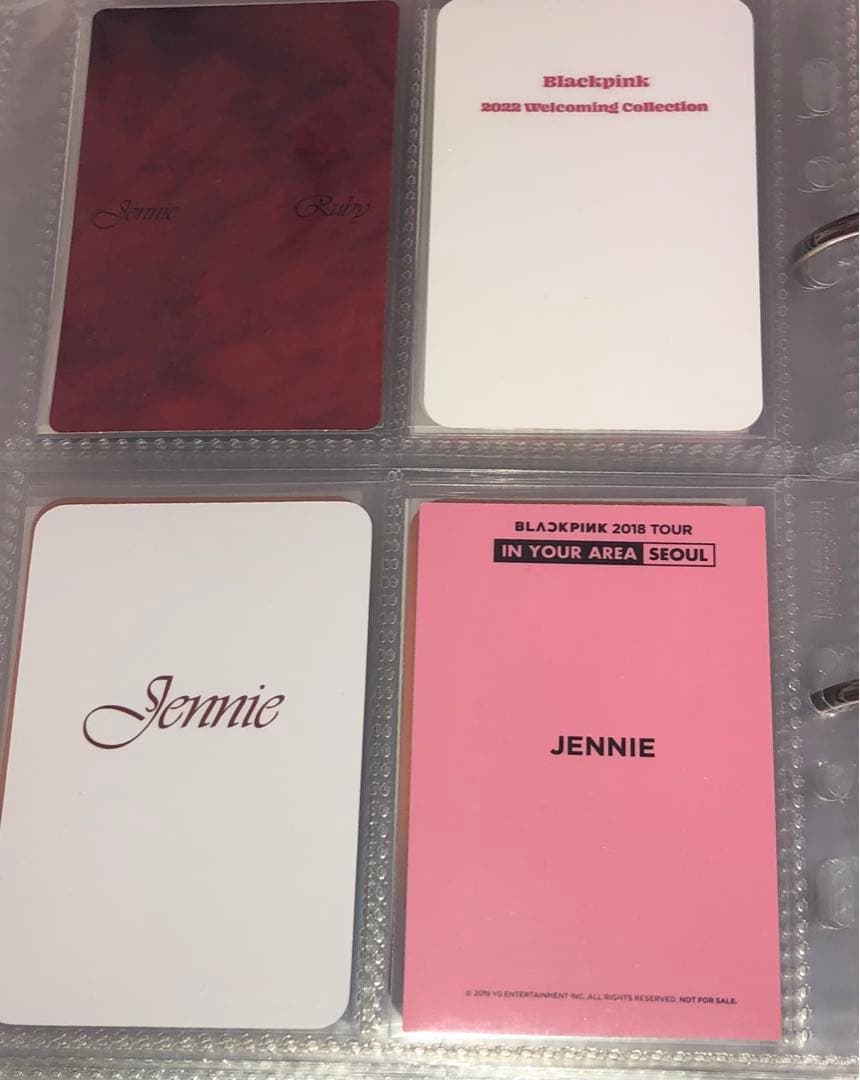 blackpink Ruby ソウルコン 2019 特典 ジェニ トレカ