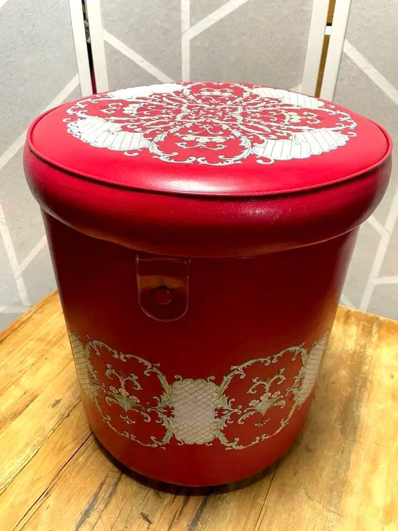 昭和レトロ ヴィンテージ ドレッサー 丸椅子 スツール