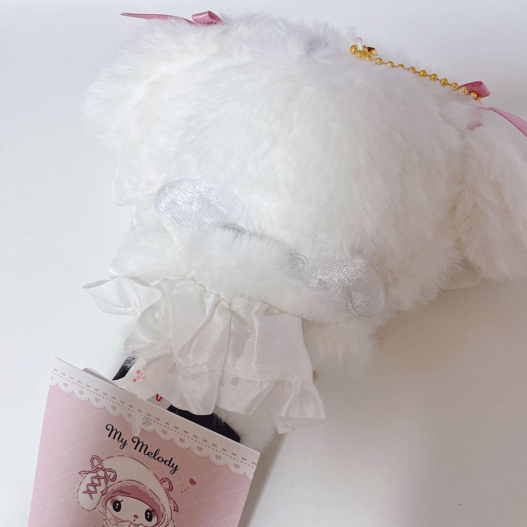 月夜のメロクロ マイメロディ ぬいぐるみキーホルダー