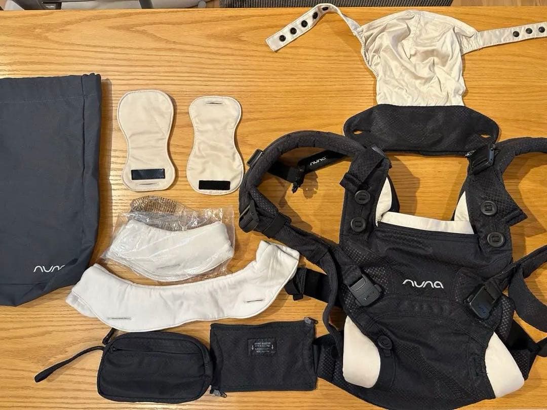 nuna ベビーキャリア CUDL clik キャビア　抱っこ紐