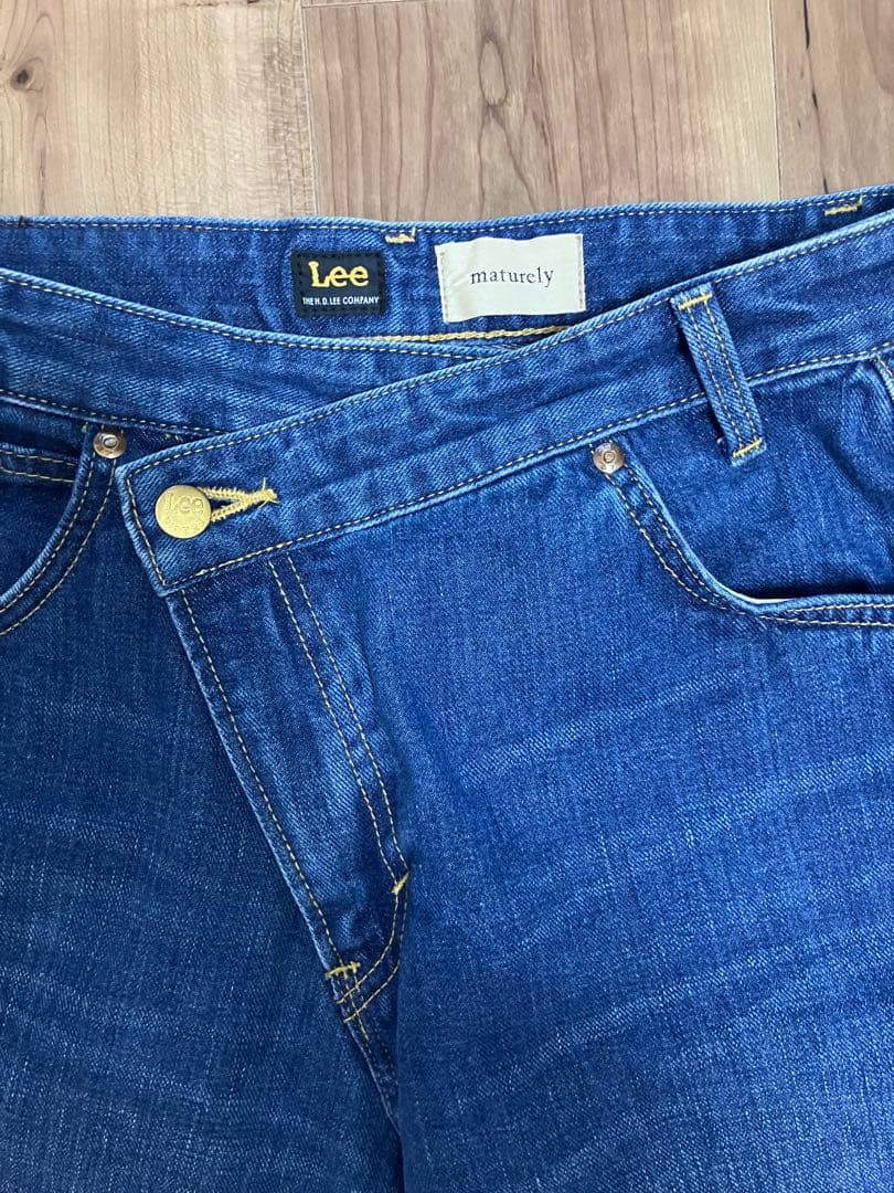 ビームスボーイ　【別注】Lee × maturely / デニム アシメ パンツ