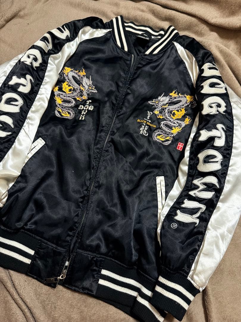DOGTOWN 龍 日本限定版 スカジャン unisex サテン vintage