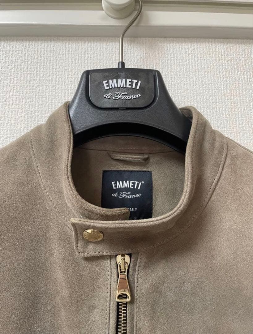 EMMETTI エンメティJURIスエード ライダース(サイズ46)