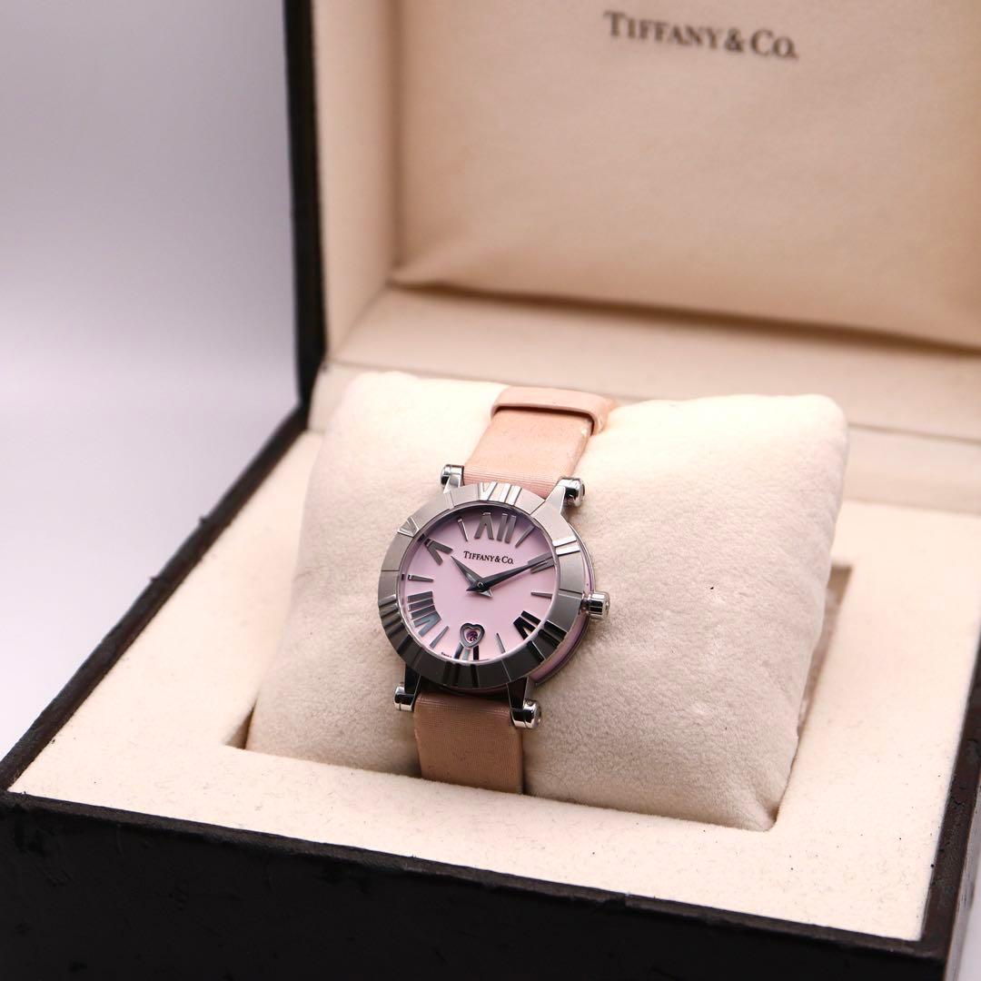 専用良品！Tiffany＆Co. アトラス 箱付 レディース腕時計 550.