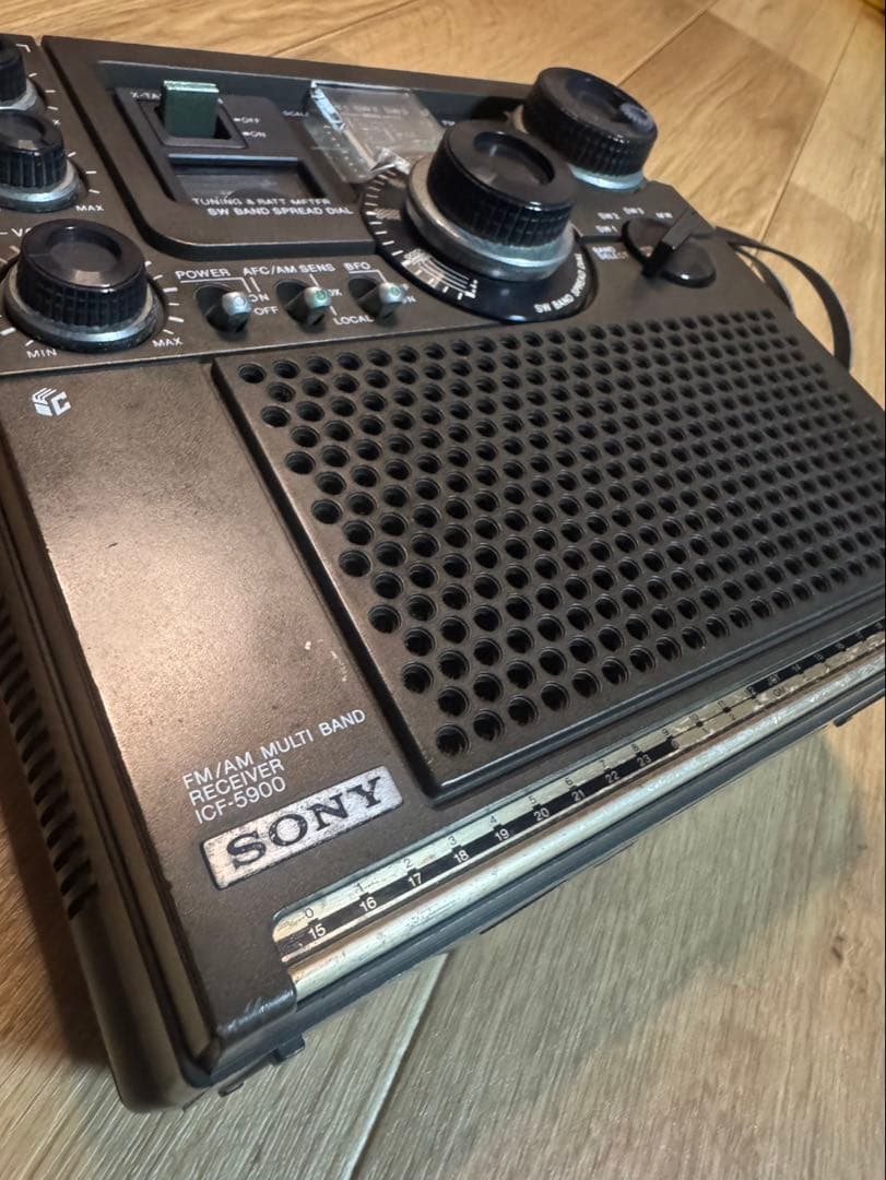 SONY ICF-5900 スカイセンサー ラジオ　昭和レトロ