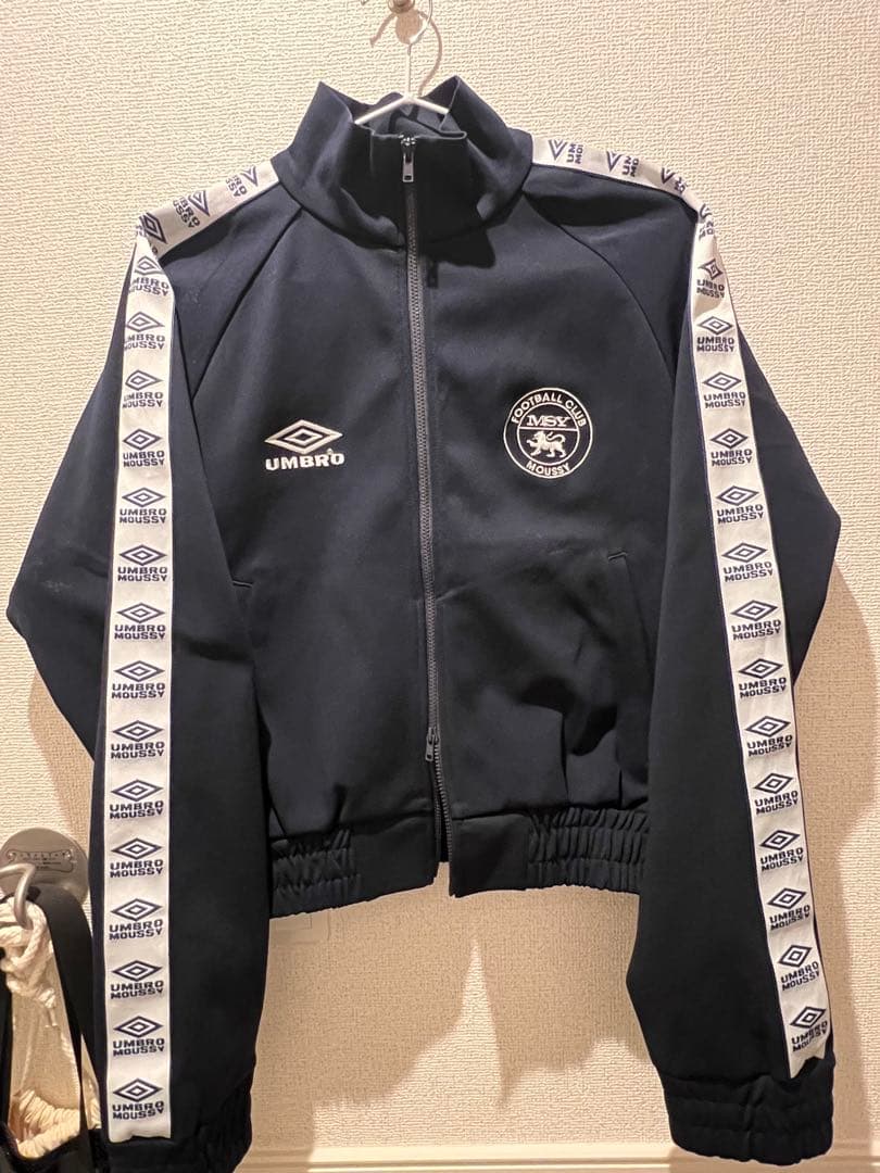 UMBRO×MOUSSYコラボ　ネイビー トラックジャケット