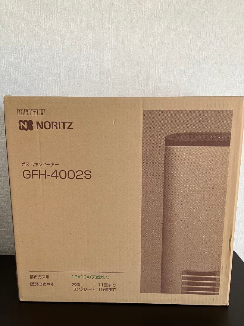 新品・未使用　ガスファンヒーター ノーリツ GFH-4002S