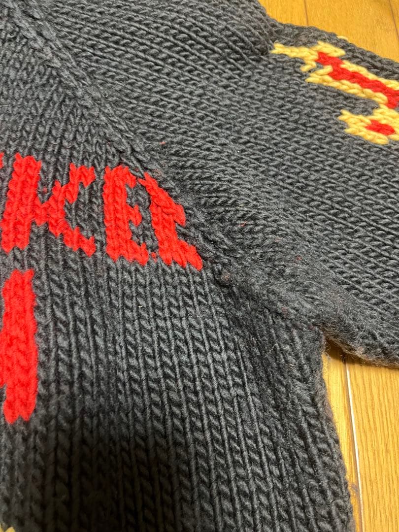 ハーレーダビッドソン カウチンニット90s ❣️ファイヤー