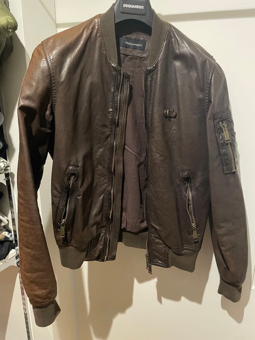 DSQUARED２　　ディースクエアード レザージャケット