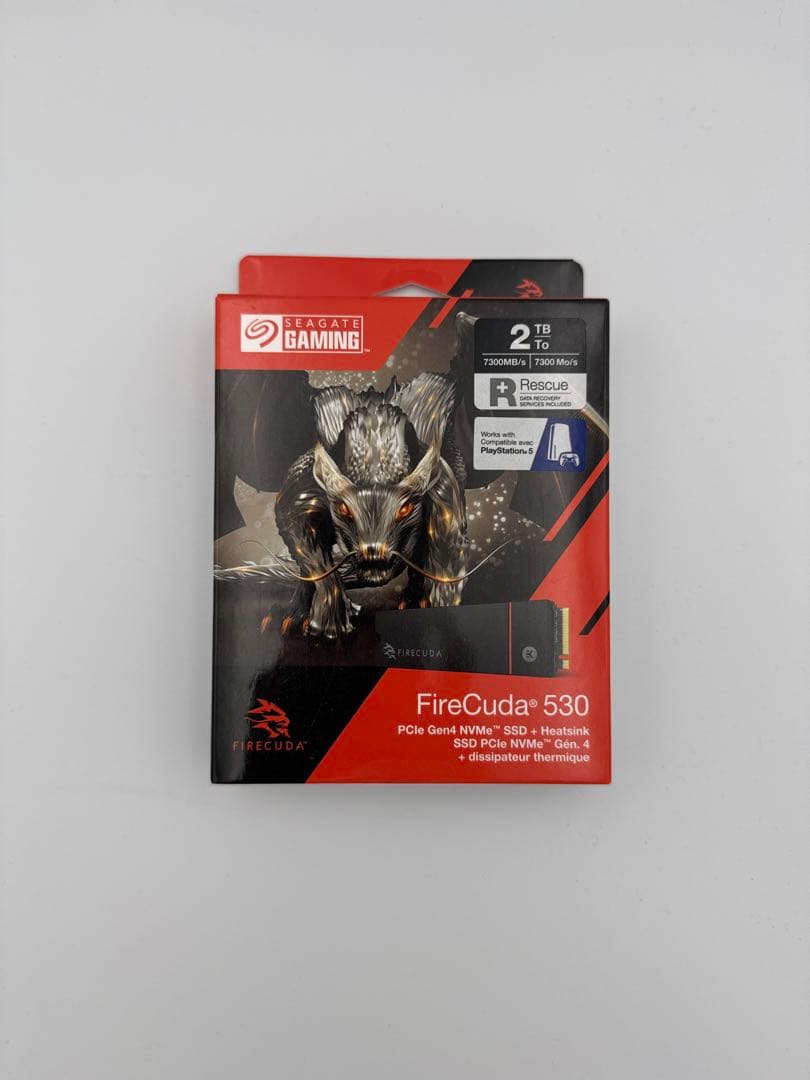 FireCuda 530 2TB ヒートシンク付きM.2SSD NVMeGen4