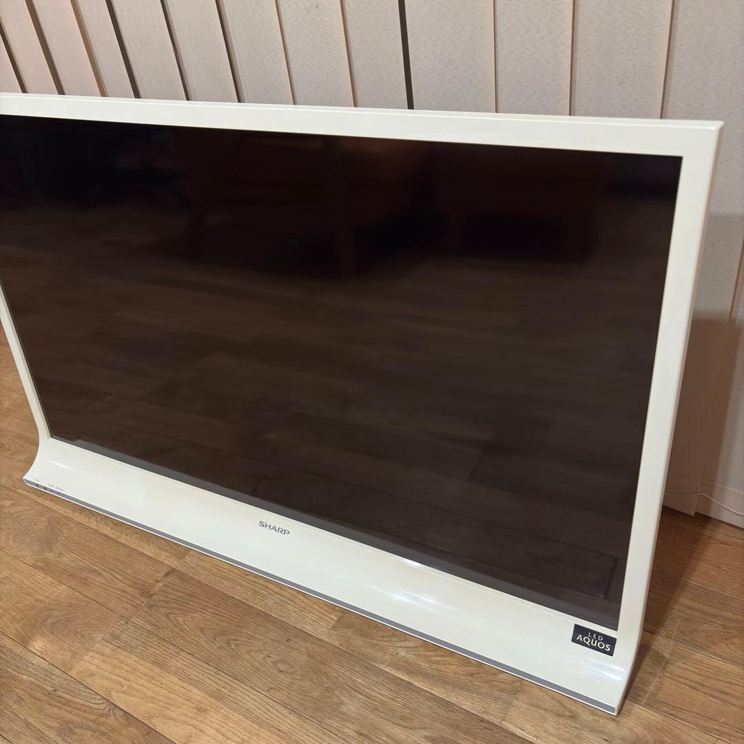 極美品 シャープ 40V スタイリッシュ 液晶テレビ LC-40J9 LED 白