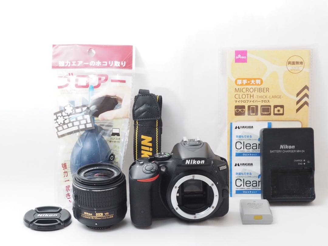 【美品】Wifi搭載❤️自撮りOK ニコンD5500 2416万画素 標準レンズ