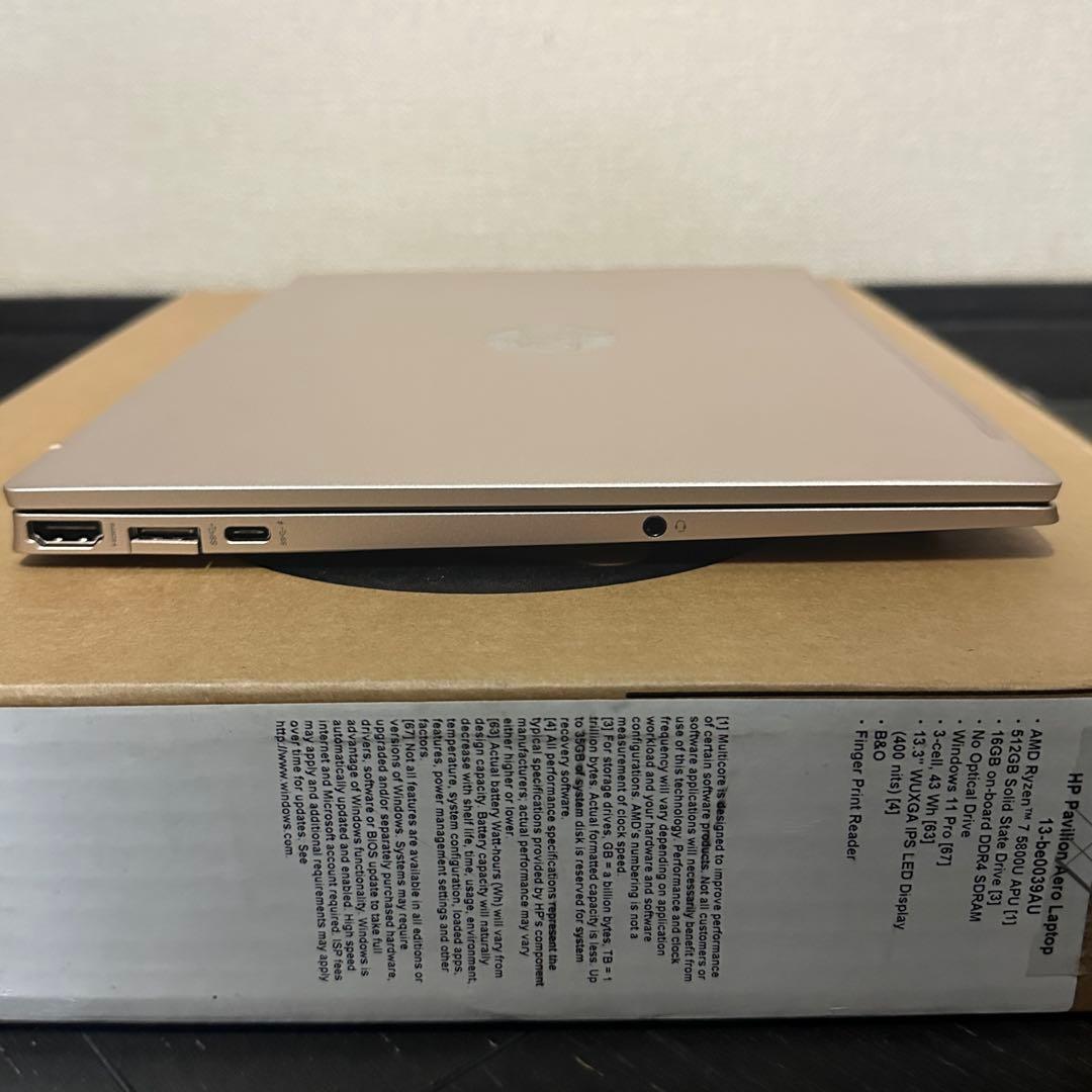 最終値下げ HP Pavilion Aero 13 Ryzen7 16GB
