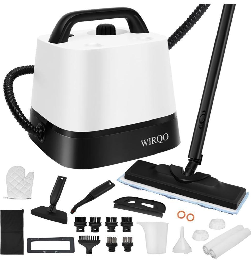 【スチームクリーナー】24個のアタッチメント付き a多目的スチームモップ