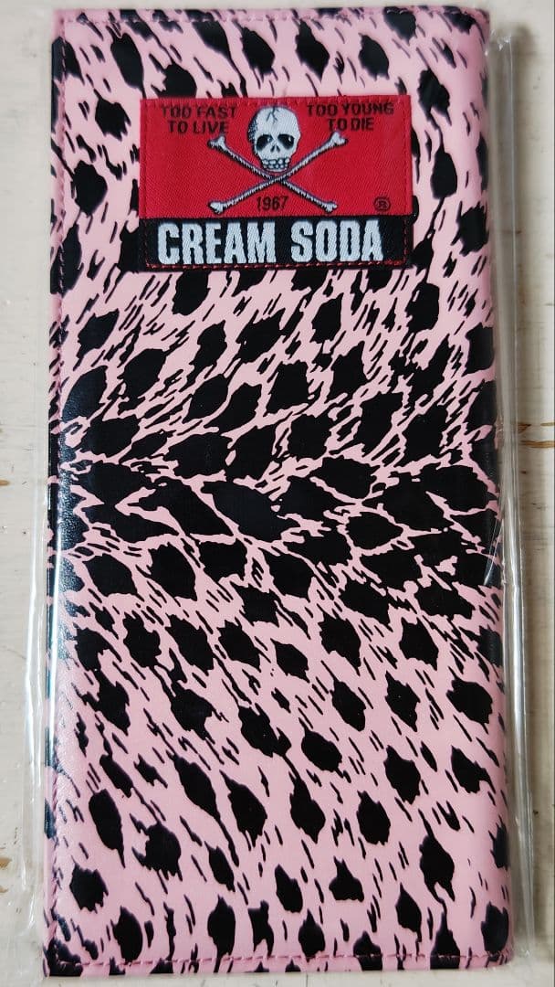 新品 未使用 クリームソーダ 長財布 ピンクドラゴン