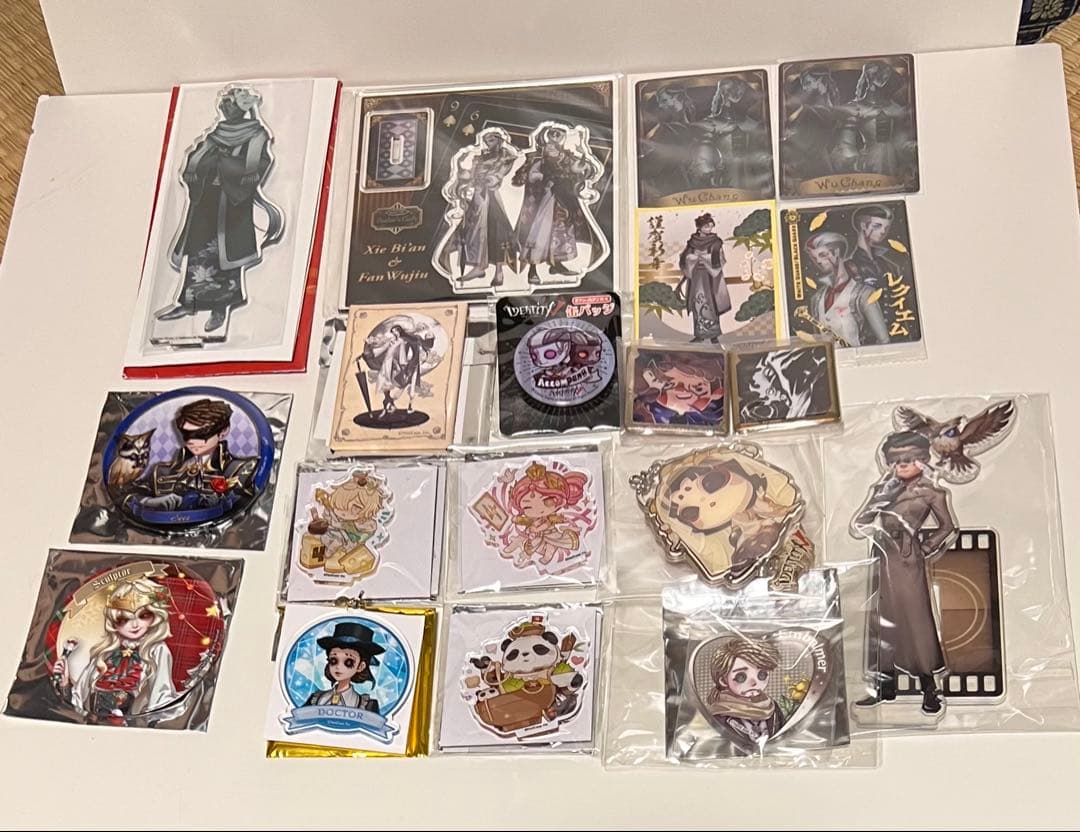 IdentityV 第五人格 グッズ アクスタ クリアファイル ぬいぐるみ 他