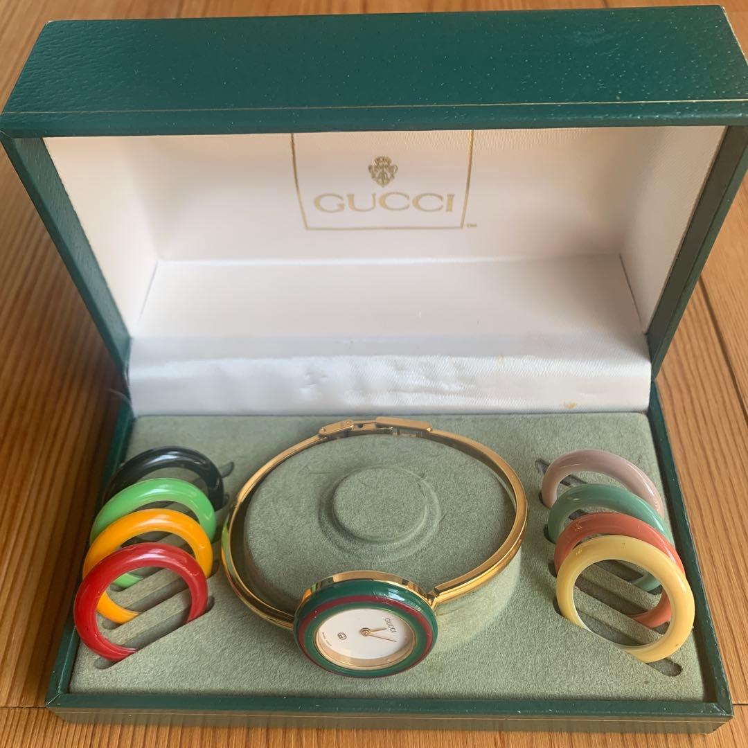 GUCCIチェンジベゼル箱付きジャンク品