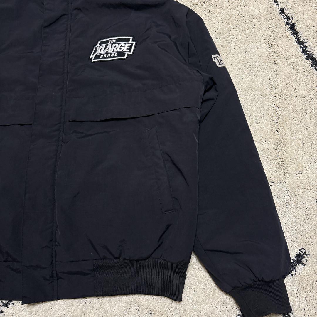 ⭐美品⭐エクストララージ ナイロン パファージャケット アーチロゴ L 黒