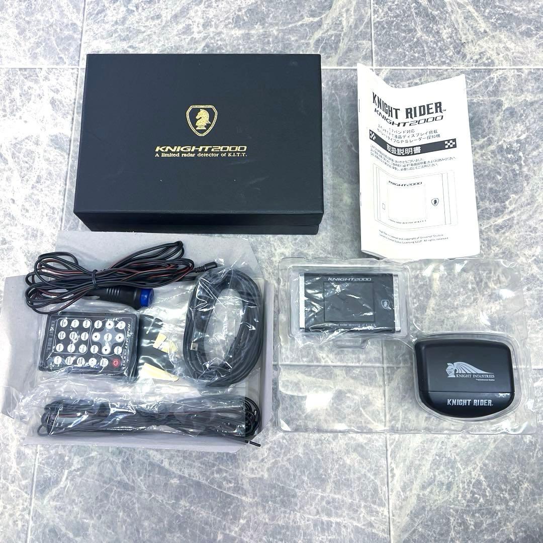ナイトライダー ナイト2000 GPSレーダー探知機 ジャンク　キョウ
