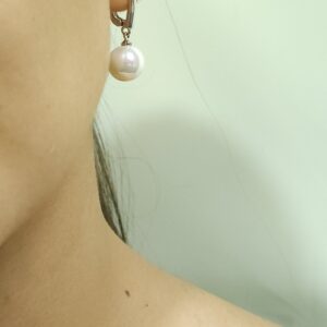 Arete Plateado Celestia con Perla