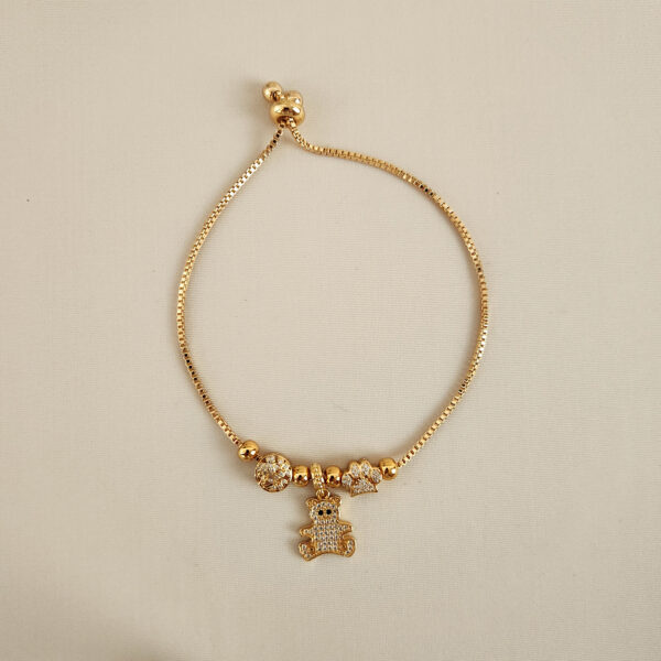 Pulsera tipo Pandora de Oso