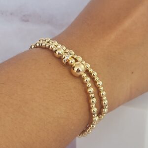 Pulsera Doble Brillo